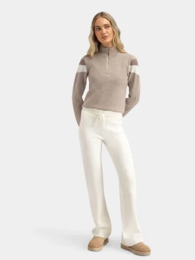 Bilde av WoolLand Hemsedal Knitted Top Woman Latte